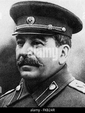 Joseph Vissarionovich Stalin war der Premier von die Sowjetunion von 6. Mai 1941 bis zu seinem Tod im 5. März 1953. 1942-Bild aus Archiv Presse Portrait Service - ehemals Portrait Pressebüro Stockfoto