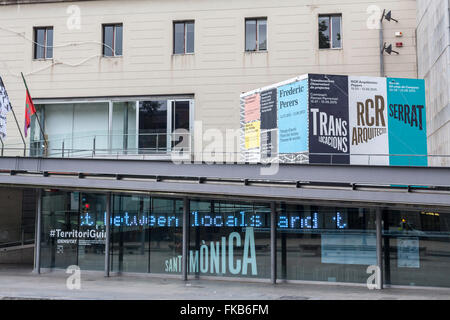 Kunstwerke Santa Mònica, La Rambla, Barcelona Zentrum. Stockfoto