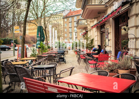 BERLIN, Deutschland - ca. März 2015: Straßenszenen der Stadt Berlin Stockfoto