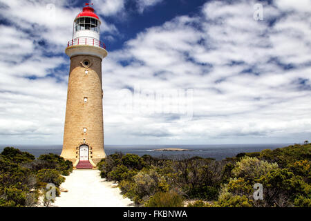 Leuchtturm am Cape du geschafft im Flinders Chase Nationalpark auf Kangaroo Island, South Australia, Australien. Stockfoto