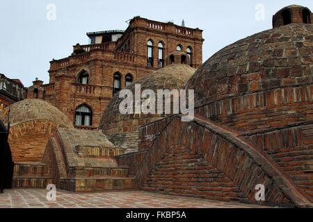 Kuppeln der heißen Schwefelbad Häuser in Vereinigte Arabische Emirate Stockfoto