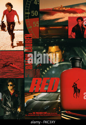 2010er Jahre UK Ralph Lauren Magazin Anzeige Stockfoto