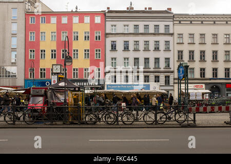 BERLIN, 7 März: der Hermannplatz in Hermannplatz, Berlin am 7. März 2016. Stockfoto