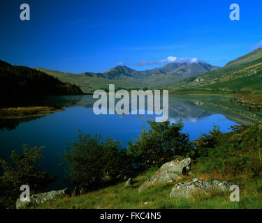 Snowdon Mountain von Capel Curig Stockfoto