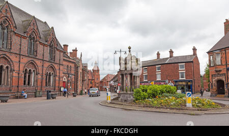 Stone Drink Fountain, Hightown, Sandbach, Cheshire, England, UK Stockfoto