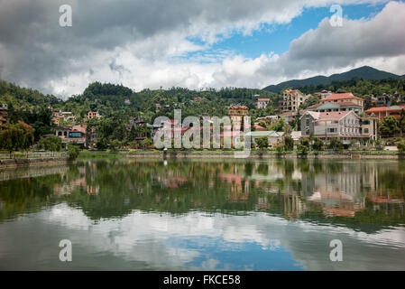 Sapa Stadt, Lao cai, Vietnam Stockfoto