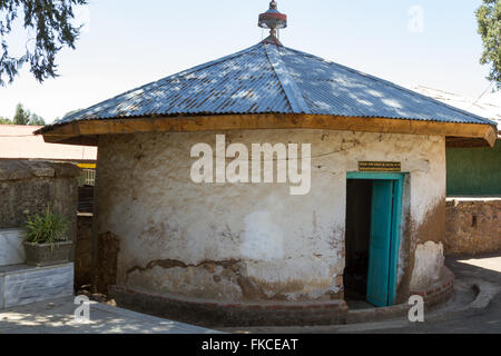 Erste orthodoxe Kirche in Addis Abeba, Äthiopien Stockfoto