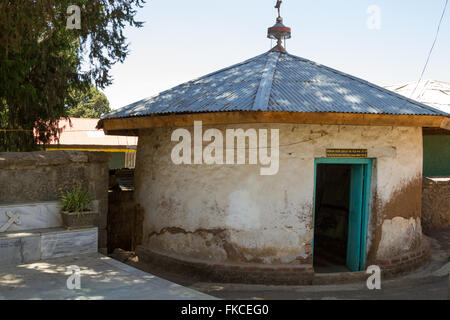 Erste orthodoxe Kirche in Addis Abeba, Äthiopien Stockfoto