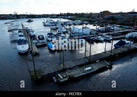 DYER BROS MARINA, EST 1856 Stockfoto