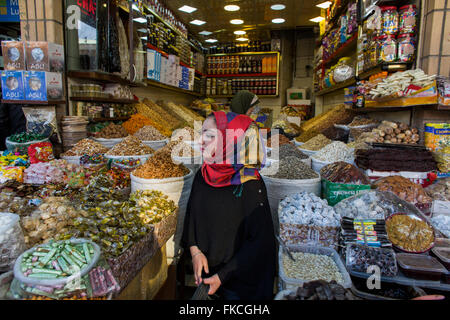 Straßenhändler in Sulaimaniyya im Nordirak Stockfoto