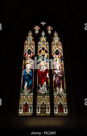 Dorchester Abbey Glasfenster. Dorchester on Thames, Oxfordshire, England Stockfoto