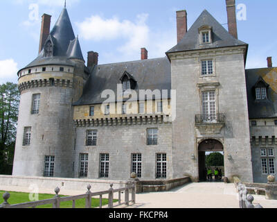Der Château de Sully-Sur-Loire Stockfoto