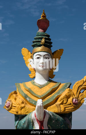 NAT Gottheit Statue Kyaik Tan Lan (Kyaikthanlan) Pagode in Mawlamyine (Mawlamyaing), Burma (Myanmar) Stockfoto