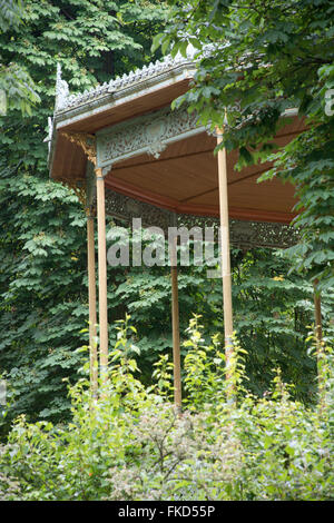 Musikpavillon im Parc de Bruxelles, Park von Brüssel, Belgien Stockfoto