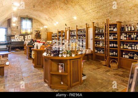 Regionale Enoteca des Schlosses Grinzane Cavour, in der Nähe von Barolo, Wein-Route, Langhe Region Cuneo, Piemont Italien Stockfoto