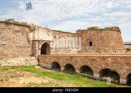 Die byzantinische Burg in der Stadt Chios, Chios, Griechenland Stockfoto