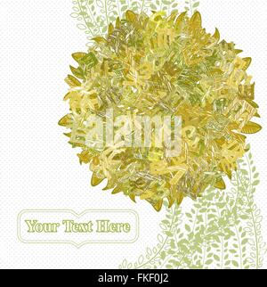 Letterleaf Herbst Baum Stock Vektor