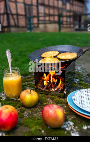 Kartoffel-Krapfen Stockfoto