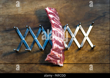 Spareribs Halter Stockfoto