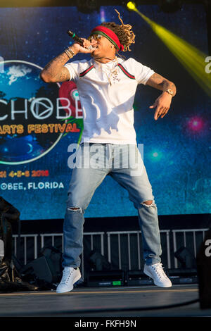 Okeechobee, Florida, USA. 6. März 2016. Rapper Zukunft tritt beim Musikfestival in Okeechobee, Florida Okeechobee © Daniel DeSlover/ZUMA Draht/Alamy Live News Stockfoto