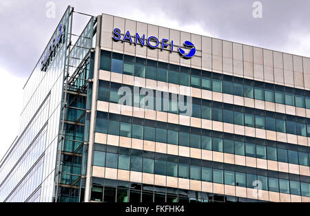 Sanofi Deutschland Potsdamer Straße Berlin Deutschland Stockfoto