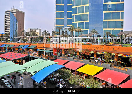 Einkaufszentrum Larcomar Miraflores Lima Peru Stockfoto