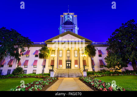 Tallahassee, Florida, USA am alten und neuen Capitol. Stockfoto