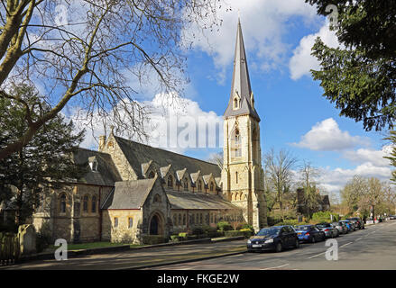 Str. Stephens Kirche, Süd Dulwich. Ein traditionelles, viktorianisches Church Of England Gebäude im wohlhabenden Süden Londons. Stockfoto