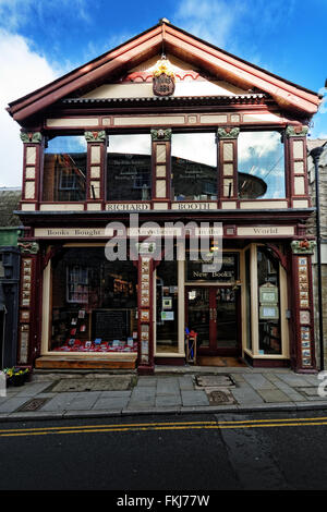 BoothsHay-on-Wye (Gelli Gandryll Y oder Y Gelli in Walisisch) oder "Heu", eine kleine Marktstadt im Kind, jetzt Powys, Wales. Stockfoto