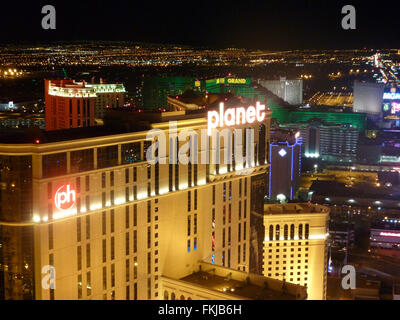 Planet Hollywood Resort & Casino, im Besitz von Caesars Entertainment, am Las Vegas strip Stockfoto