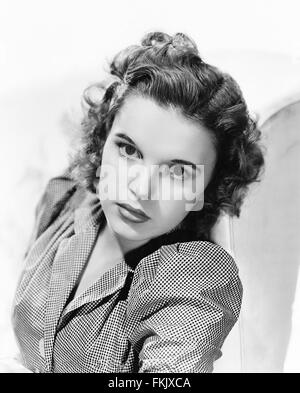 Porträt von Judy Garland Stockfoto