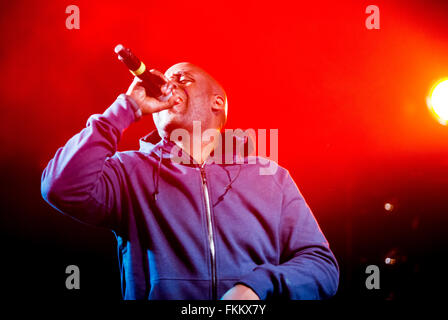 De La Soul treten bei Brisfest, Ashton Gericht Estate, Bristol. 23. September 2012. Stockfoto