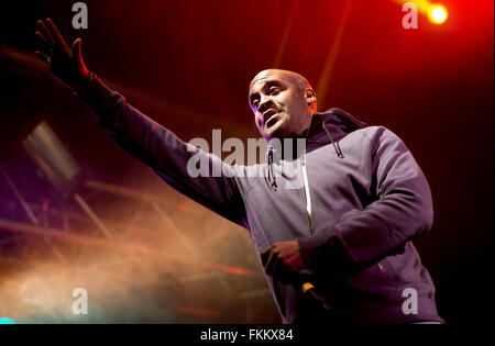 De La Soul treten bei Brisfest, Ashton Gericht Estate, Bristol. 23. September 2012. Stockfoto