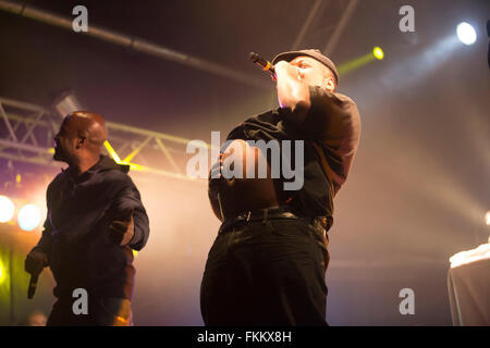 De La Soul treten bei Brisfest, Ashton Gericht Estate, Bristol. 23. September 2012. Stockfoto