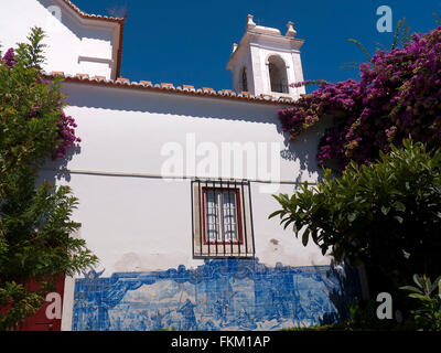 Kirche St. Luzia und Gärten in Alfama Lissabon Bezirkshauptstadt Stadt von Portugal Europa Stockfoto