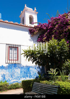 Kirche St. Luzia und Gärten in Alfama Lissabon Bezirkshauptstadt Stadt von Portugal Europa Stockfoto