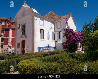 Kirche St. Luzia und Gärten in Alfama Lissabon Bezirkshauptstadt Stadt von Portugal Europa Stockfoto