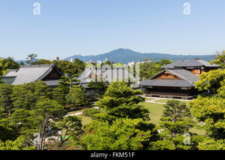 Ninomaru Garten, Nijo Burg, Kyoto, Japan Stockfoto