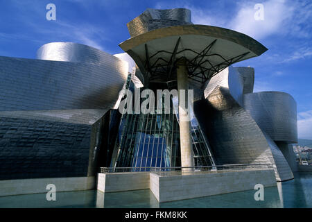 Spanien, Bilbao, Guggenheim Museum, Architekt Frank Gehry Stockfoto