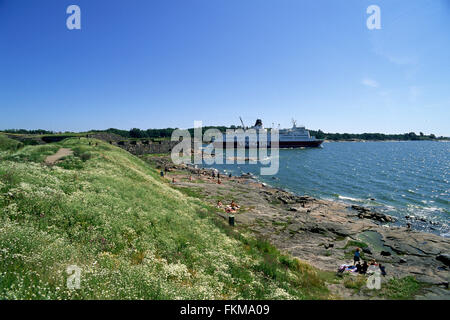 Finnland, Helsinki, Festung Suomenlinna Stockfoto