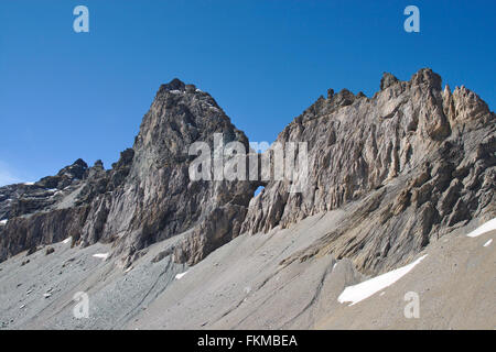 Glarner Schub, Tschingelhörner, Glarner Alpen, Schweiz Stockfoto
