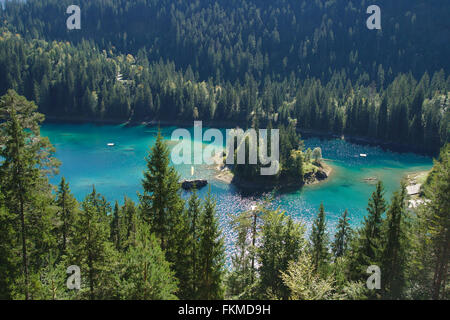Caumasee (Caumasee) in der Nähe von Flims, Schweiz Stockfoto
