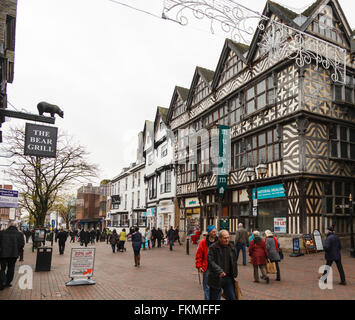 Die alten hohen Haus Stafford England GB Vereinigtes Königreich Stockfoto