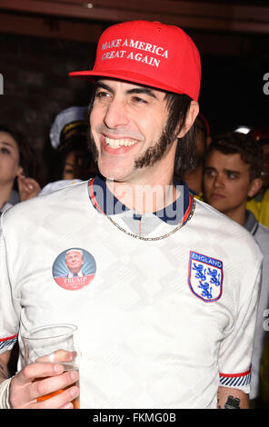 SACHA BARON COHEN Englisch film Schauspieler und Drehbuchautor im März 2016. Foto Jeffrey Mayer Stockfoto