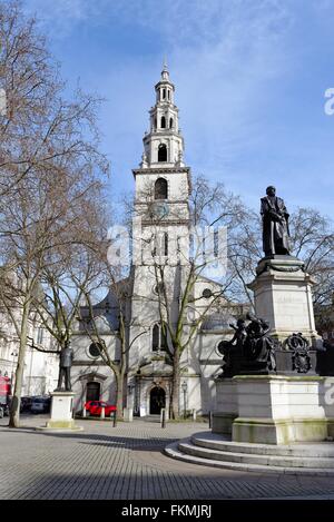 St. Clement Danes Kirche The Strand central London UK Stockfoto