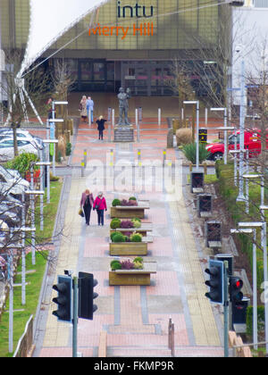 Eingang zum Einkaufszentrum Merry Hill, Brierley Hill, Dudley, West Midlands, England, UK Stockfoto