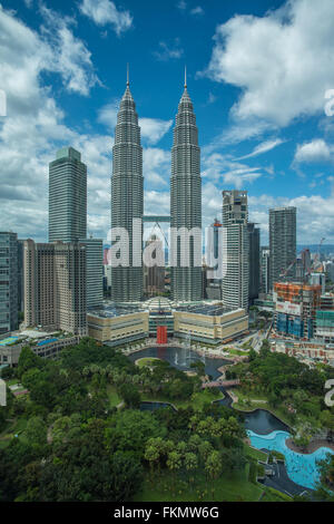 Petronas Twin Towers in Kuala Lumpur, Malaysia Stockfoto