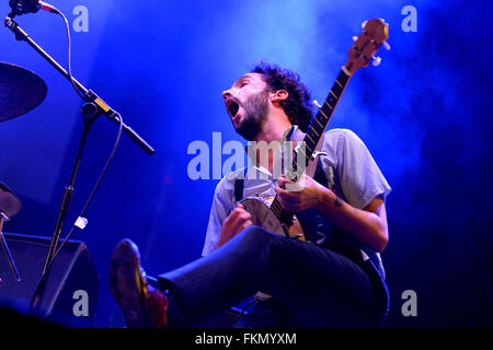 BARCELONA - SEP 21: Seward (Band) führt auf BAM La Merce Festival am 21. September 2014 in Barcelona, Spanien. Stockfoto