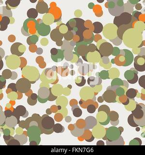 Vektor nahtlose Muster der farbigen Kreise Stock Vektor