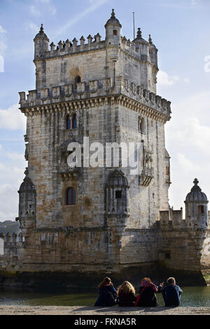 Turm von St. Vincent, Belem, Lissabon, Portugal, Europa Stockfoto